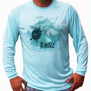 Sea Turtle Ocean Life Beach Long Sleeve UPF 50 T-Shirt Boat Sport UV Protection